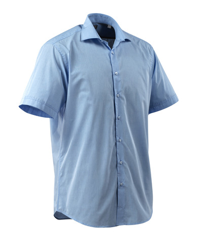Shirt poplin, classic fit, short-sleeved